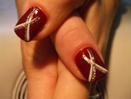 Zselés műköröm díszítés